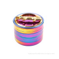Hot Sale Luxury Colourful 4 Layers Tobacco Small Alloy Spice Big Mill Herb Grinders